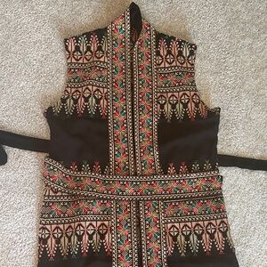 Elegant Black Embroidered Dress